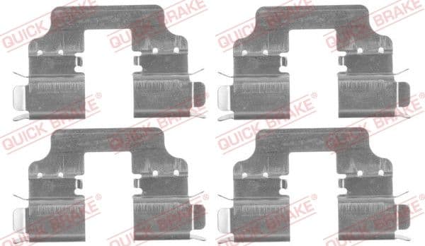 Set accesorii, placute frana QUICK BRAKE 109-1750