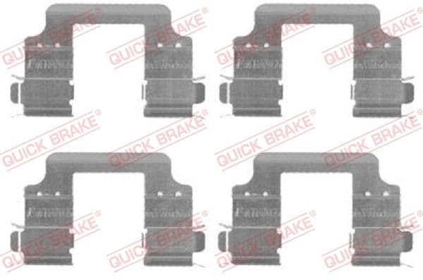 Set accesorii, placute frana QUICK BRAKE 109-1728