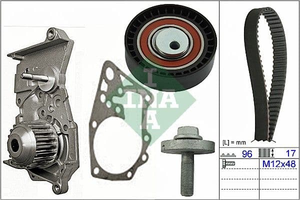 Set pompa apa + curea dintata Schaeffler INA 530 0604 30