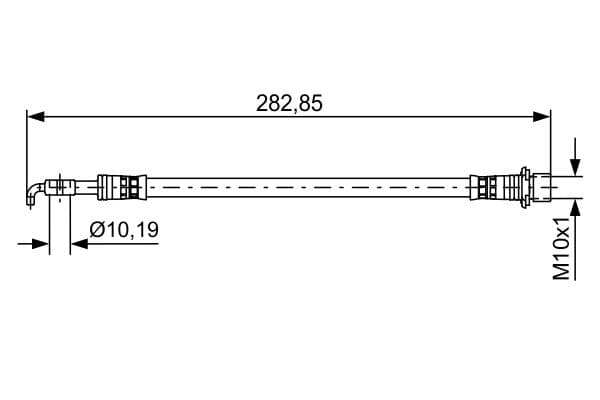 Furtun frana BOSCH 1 987 481 643