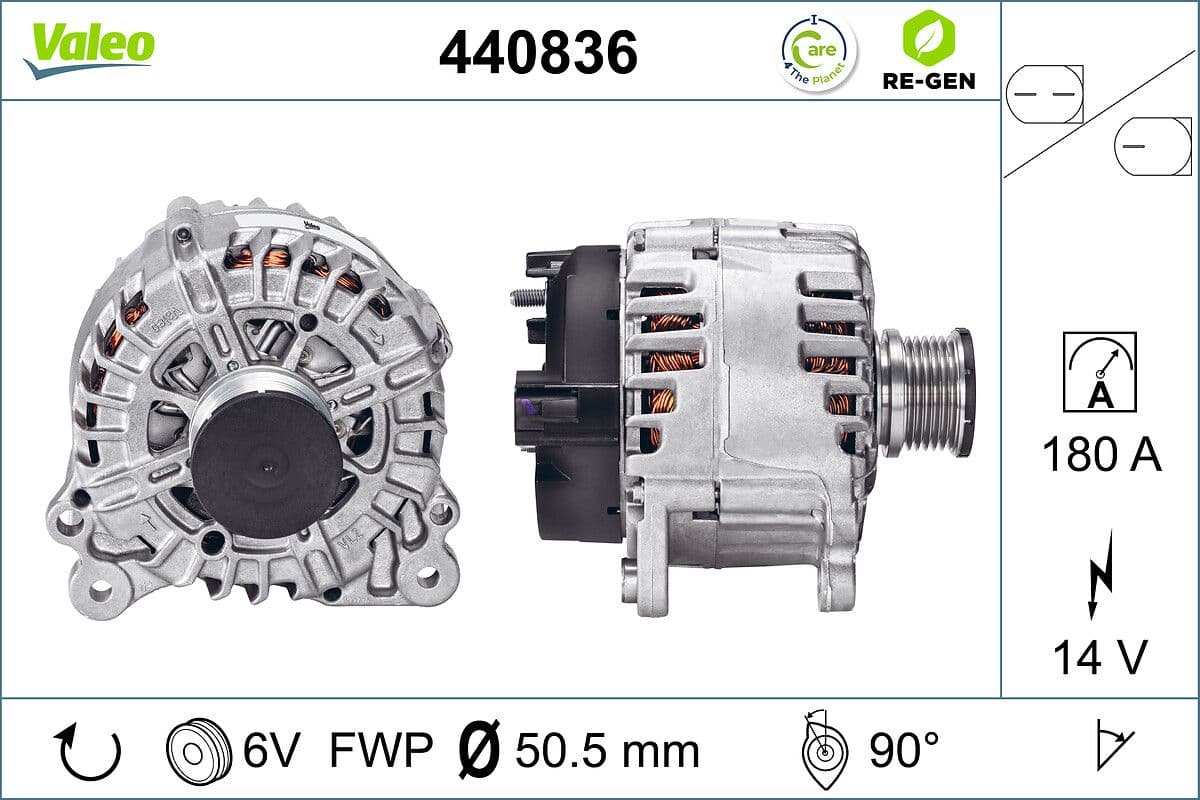 Generator / Alternator VALEO 440836