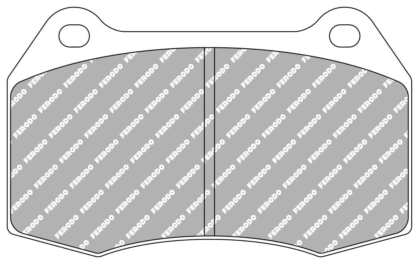 set placute frana,frana disc FERODO FCP1298R
