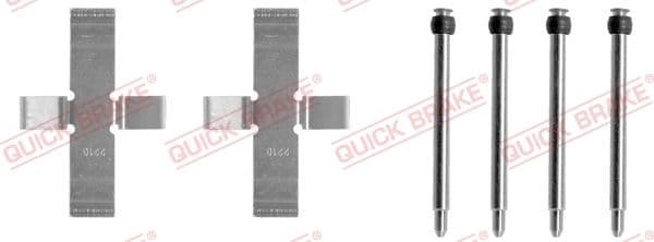 Set accesorii, placute frana QUICK BRAKE 109-1040