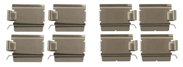 Set accesorii, placute frana TRW PFK656