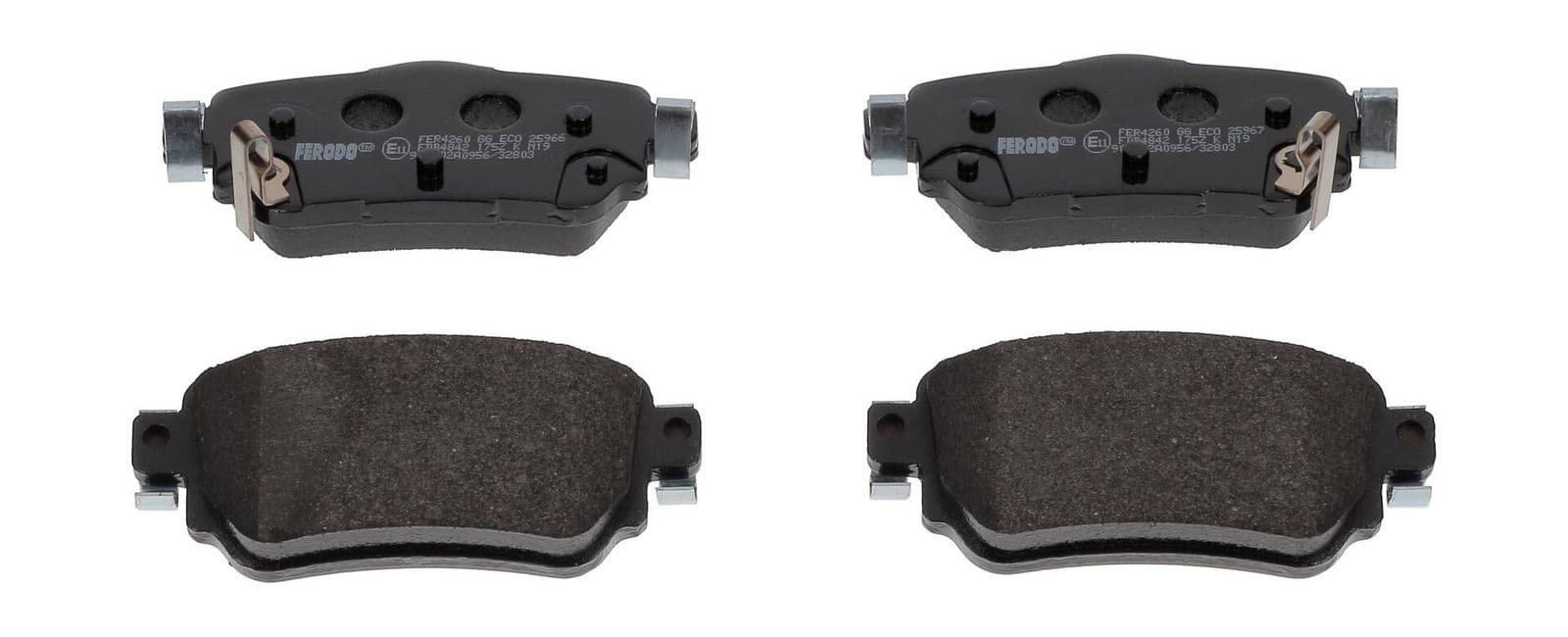 set placute frana,frana disc FERODO PREMIER ECO FRICTION FDB4842