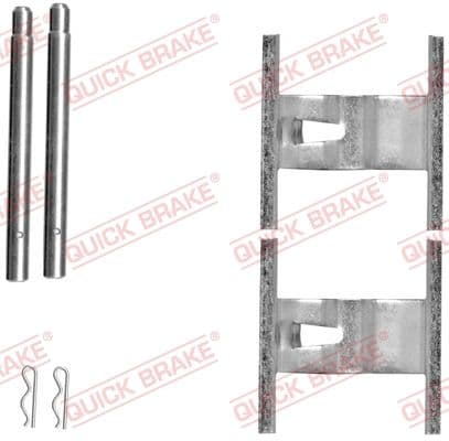 Set accesorii, placute frana QUICK BRAKE 109-1660