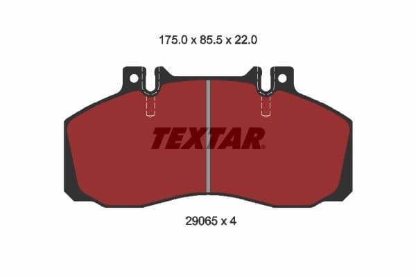 set placute frana,frana disc TEXTAR 2906504