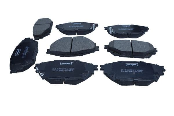 set placute frana,frana disc MAXGEAR 19-3908