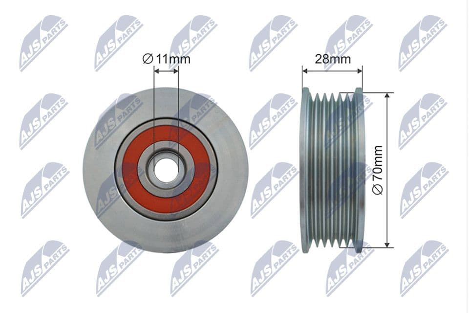 rola intinzator,curea transmisie NTY RNK-MZ-019