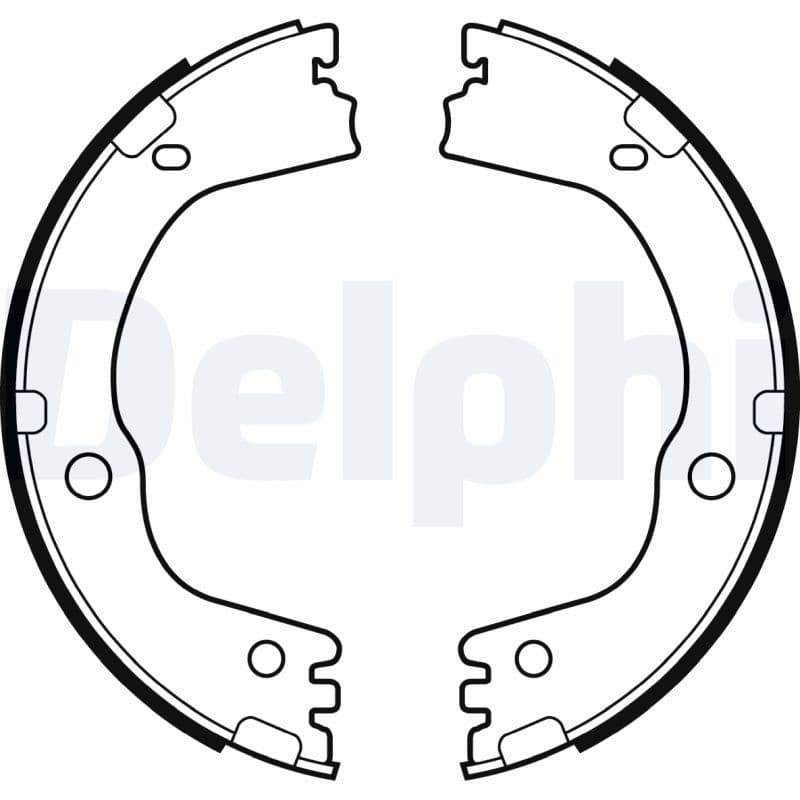 Set saboti frana, frana de mana DELPHI LS2081