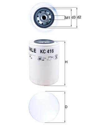filtru combustibil MAHLE KC 416