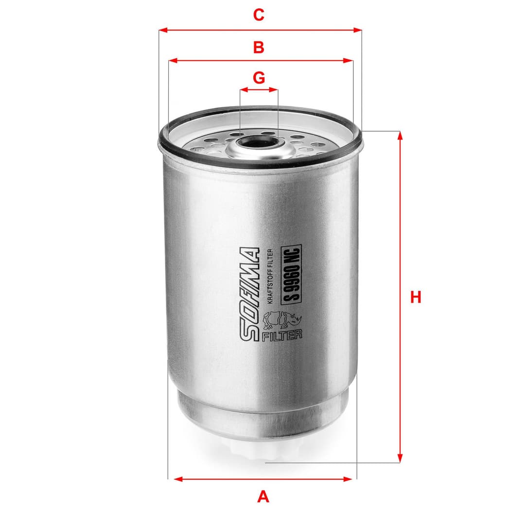filtru combustibil SOFIMA S 9960 NC
