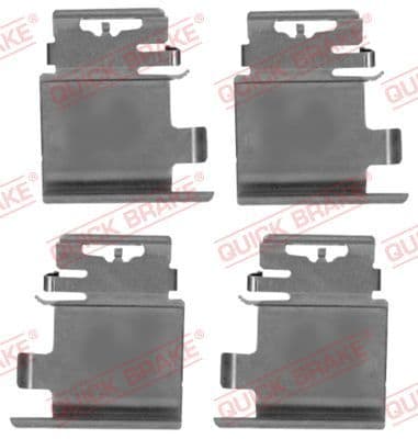 Set accesorii, placute frana QUICK BRAKE 109-0142