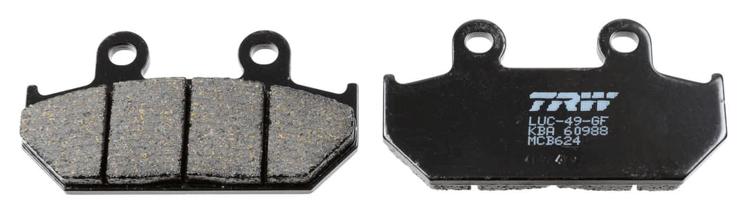 set placute frana,frana disc TRW MCB624