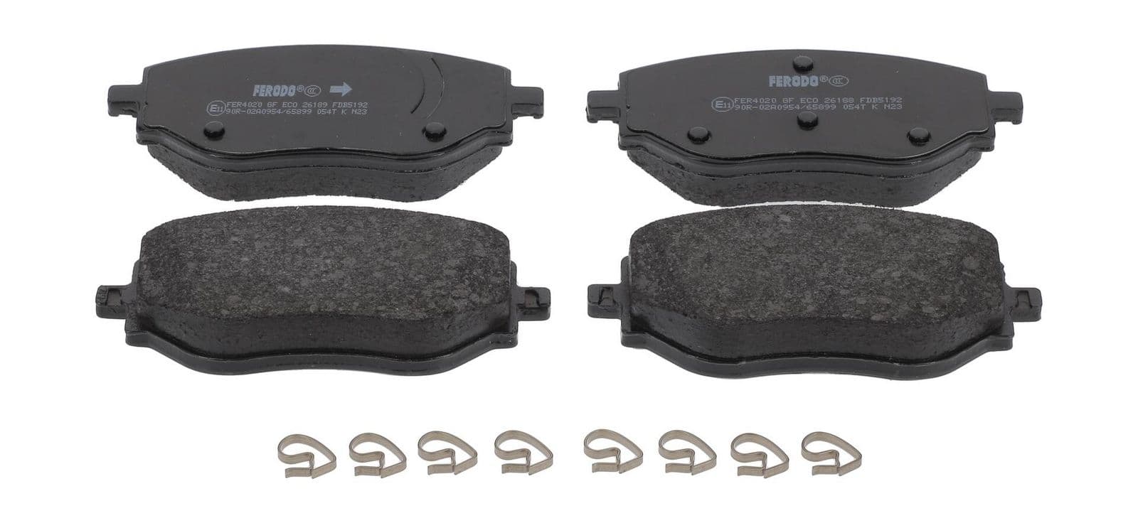 set placute frana,frana disc FERODO FDB5192