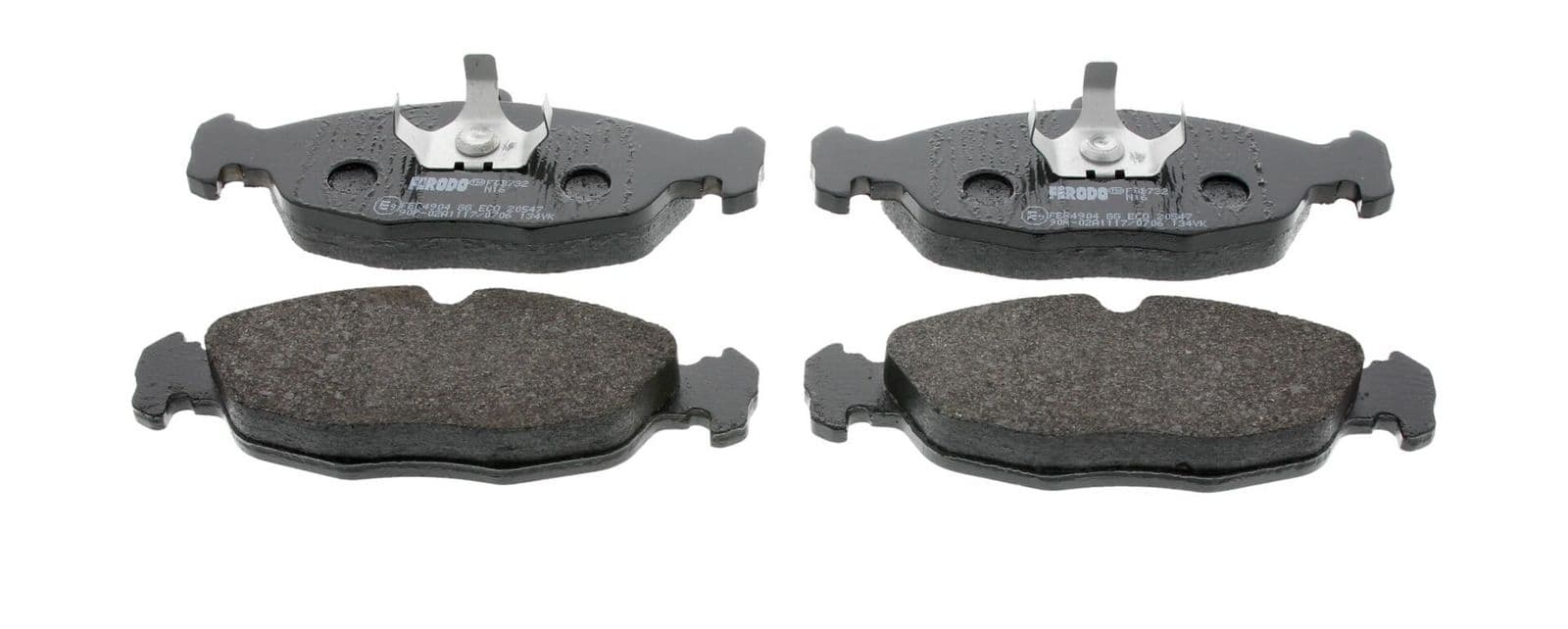 set placute frana,frana disc FERODO PREMIER ECO FRICTION FDB732