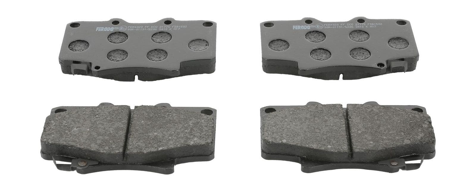 set placute frana,frana disc FERODO PREMIER ECO FRICTION FDB1502