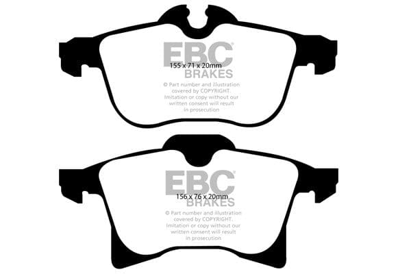 set placute frana,frana disc EBC Brakes DP21520