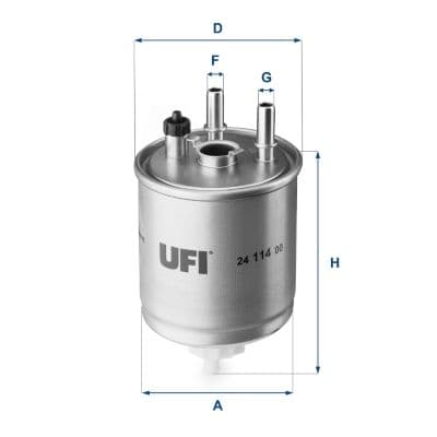 filtru combustibil UFI 24.114.00