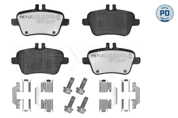 set placute frana,frana disc MEYLE -PD: Advanced performance and design. 025 248 4818/PD