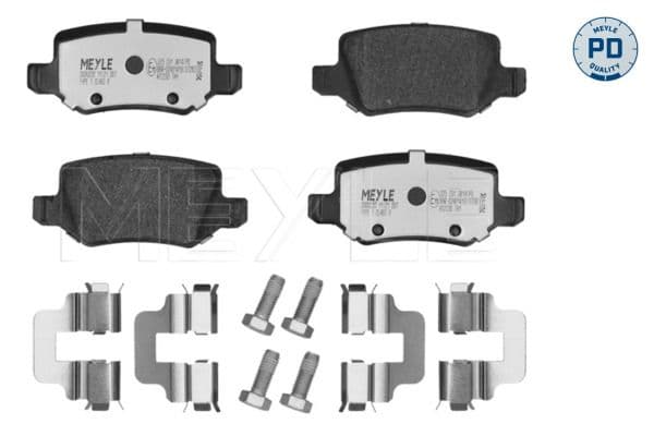 set placute frana,frana disc MEYLE -PD: Advanced performance and design. 025 231 3814/PD