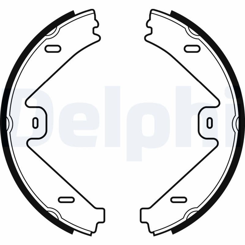 Set saboti frana, frana de mana DELPHI LS2036