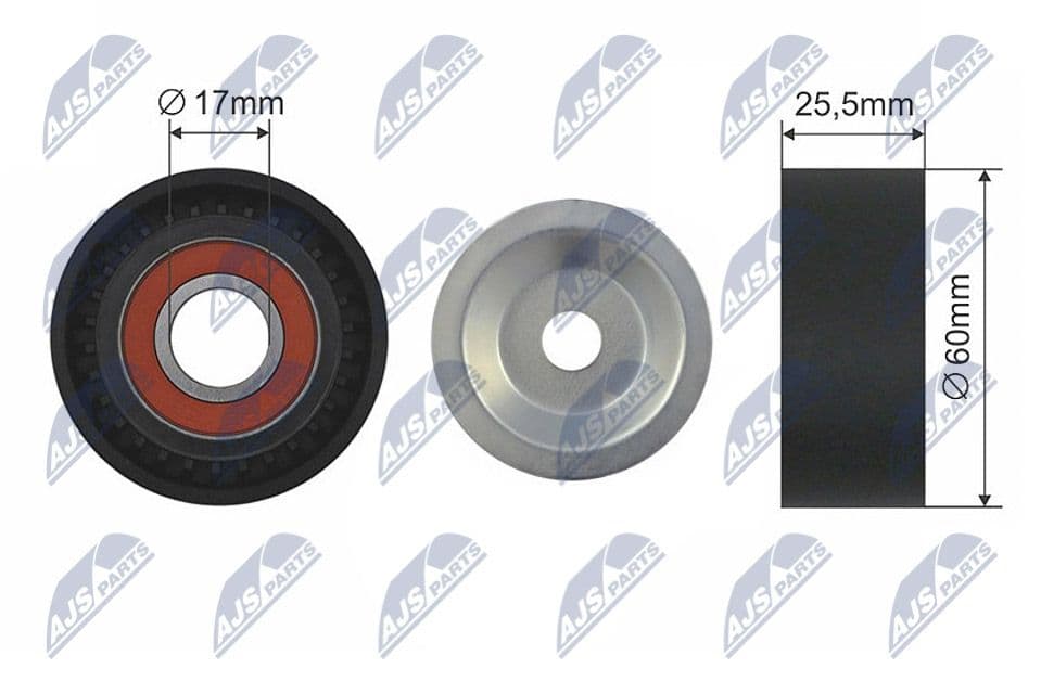rola intinzator,curea transmisie NTY RNK-PL-010