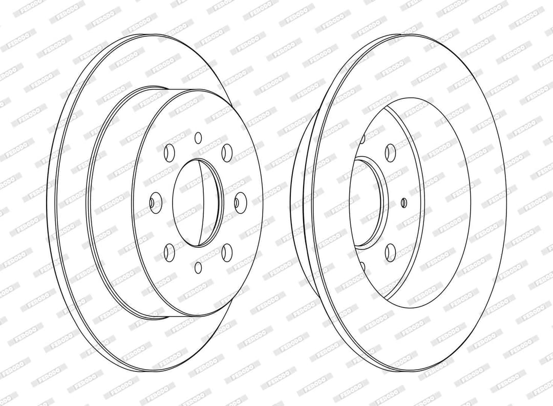 Disc frana FERODO PREMIER Coat+ disc DDF1358C