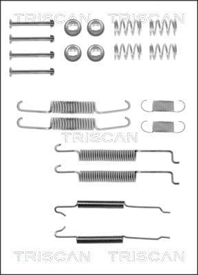 Set accesorii, sabot de frana TRISCAN 8105 292547