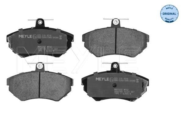 set placute frana,frana disc MEYLE -ORIGINAL: True to OE. 025 219 4516
