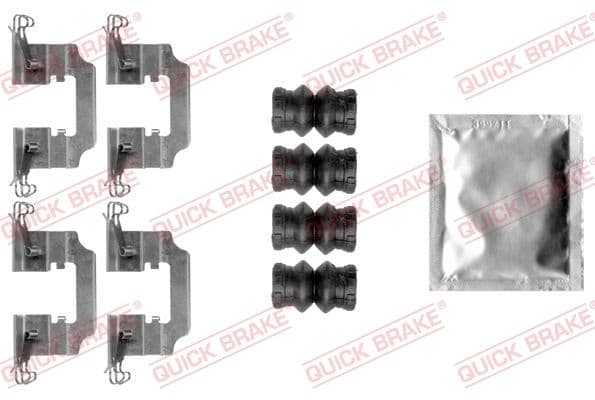 Set accesorii, placute frana QUICK BRAKE 109-0008