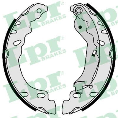 Set saboti frana LPR 08780