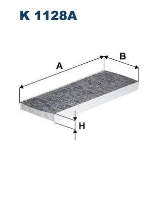 Filtru, aer habitaclu FILTRON K 1128A