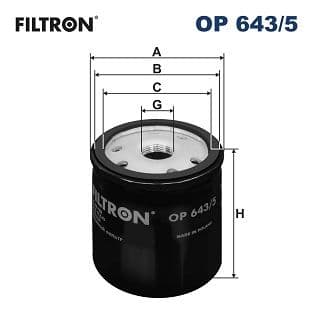 Filtru ulei FILTRON OP 643/5