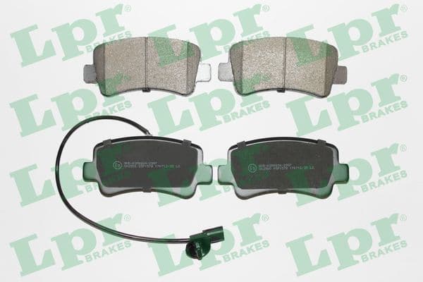 set placute frana,frana disc LPR 05P1578