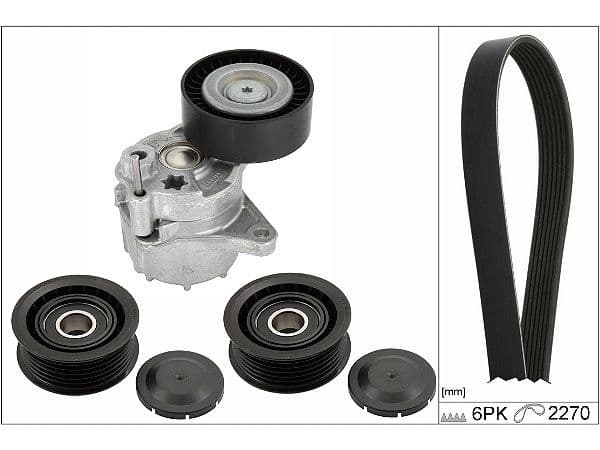 Set curea transmisie cu caneluri Schaeffler INA 529 0449 10