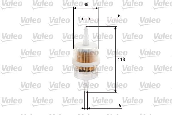 filtru combustibil VALEO 587011