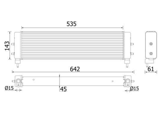 Radiator ulei, ulei motor MAHLE BEHR *** PREMIUM LINE *** CLC 94 000P