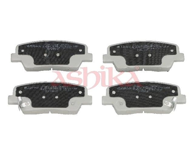 set placute frana,frana disc ASHIKA 51-0K-K11