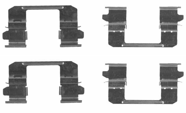 Set accesorii, placute frana TEXTAR 82542600