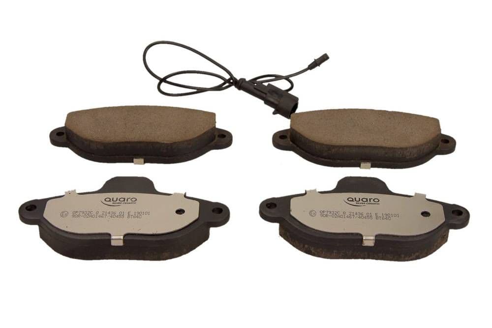 set placute frana,frana disc QUARO SILVER CERAMIC QP7932C