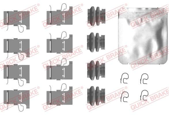 Set accesorii, placute frana QUICK BRAKE 109-0084