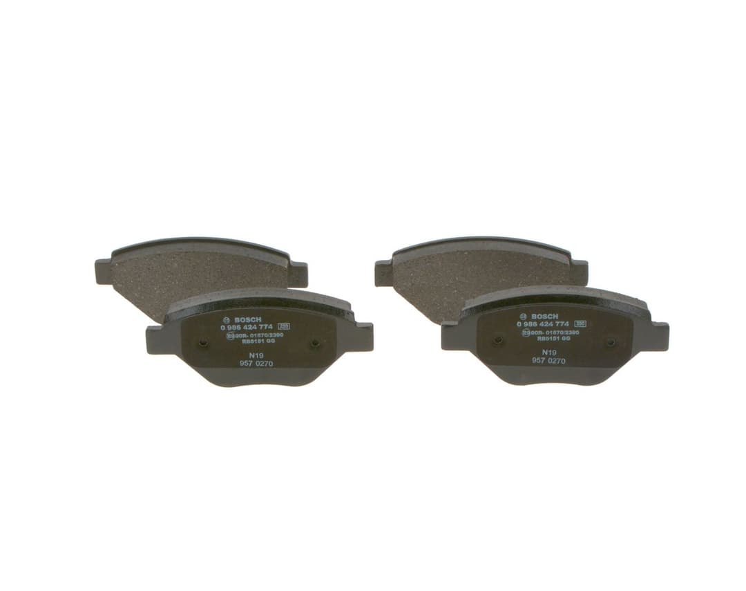 set placute frana,frana disc BOSCH 0 986 424 774
