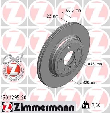 Disc frana ZIMMERMANN COAT Z 150.1295.20