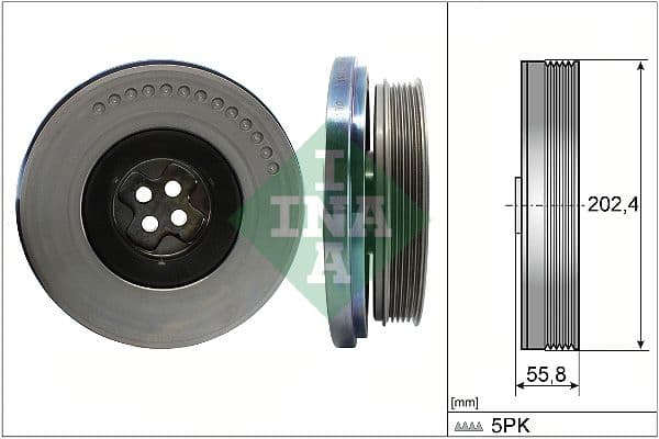 Fulie curea, arbore cotit Schaeffler INA 544 0603 10