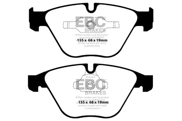 set placute frana,frana disc EBC Brakes DP42006R