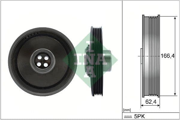 Fulie curea, arbore cotit Schaeffler INA 544 0171 10