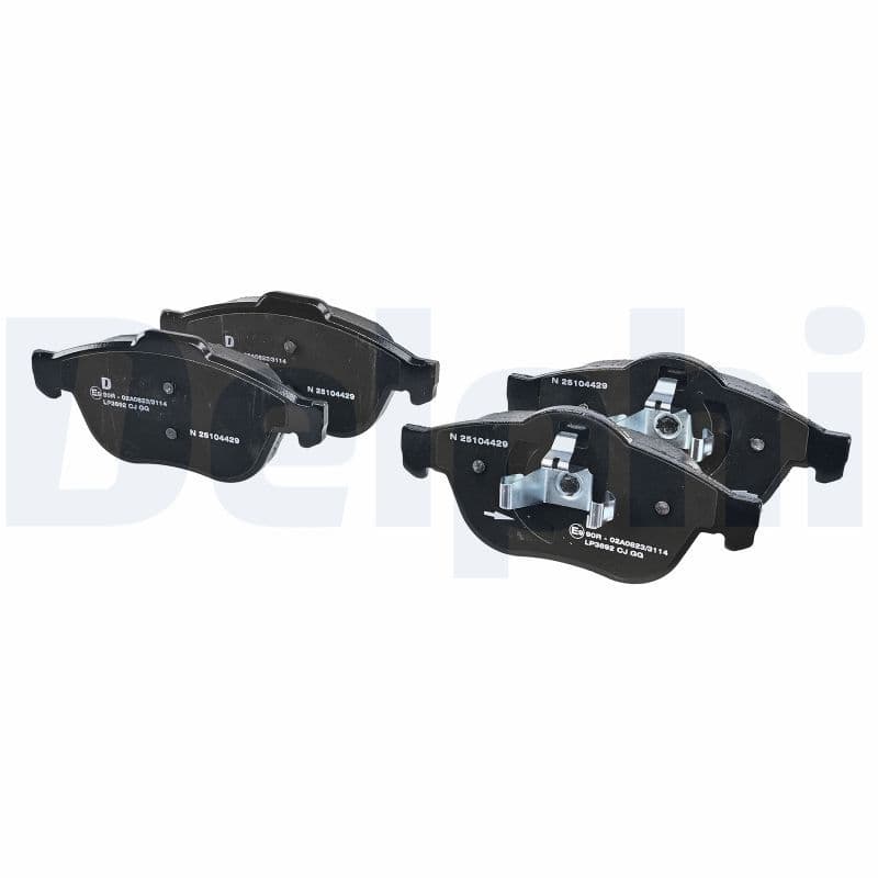 set placute frana,frana disc DELPHI LP3692