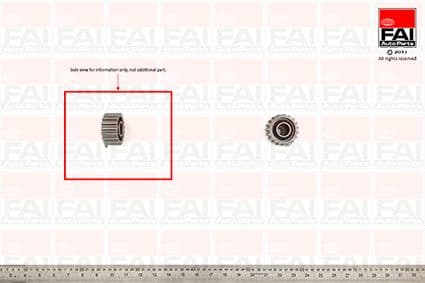 rola intinzator,curea distributie FAI AutoParts T6697