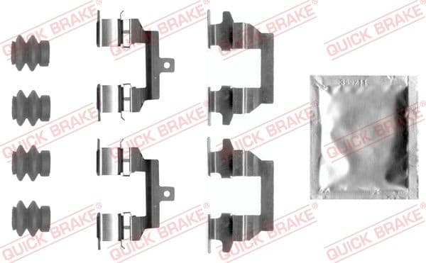 Set accesorii, placute frana QUICK BRAKE 109-0026